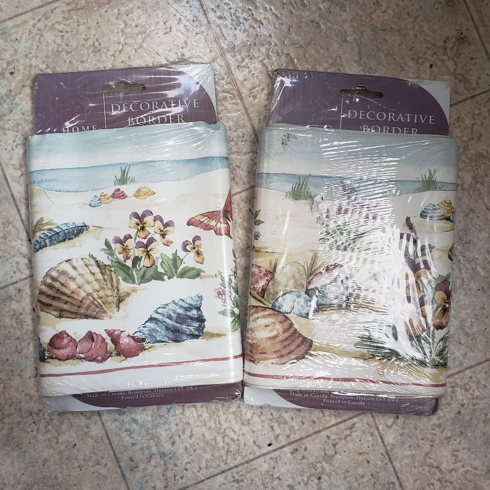 2 set Vintage 5yd Self Adhesive Wallpaper Boarders